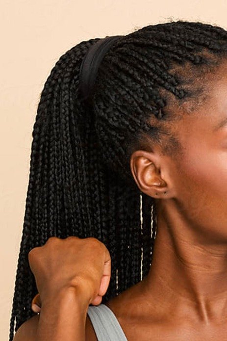 Ponytail box braids